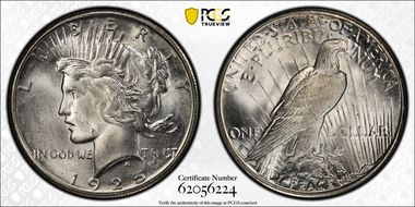 1925-S $1 MS64+