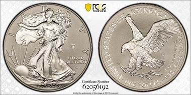 2026-W $1 Enhanced Silver Eagle w/ Liberty Bell 250 Privy SP69