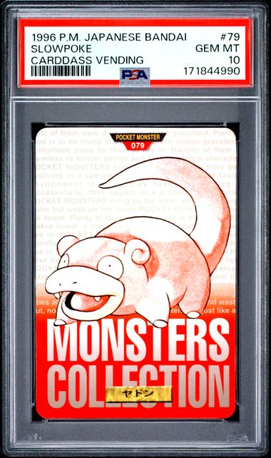 Slowpoke card PSA 10, cert 171844990