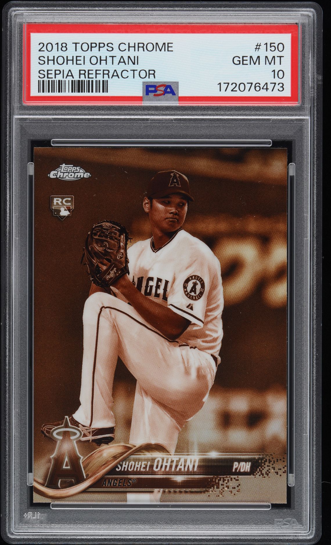 OHTANI TOPPS CHROME 2018