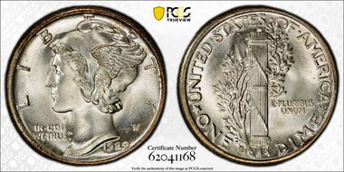 1929-S 10C MS67FB