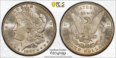 1883-CC $1 MS67+