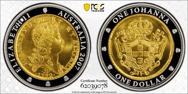2007 $1 Portuguese Johanna PR70DCAM