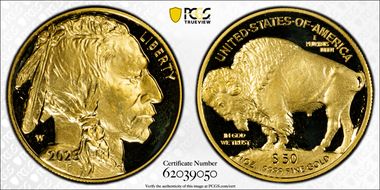 2023-W $50 American Buffalo  .9999 Fine Gold PR70DCAM