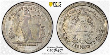1902/801 25C Doubled Die Obverse AU50