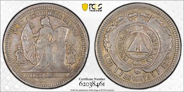 1886/1 25C KM-50 Ag VF30