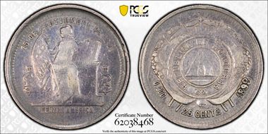 1893/88 25C VF25