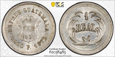 1872 P Real MS61