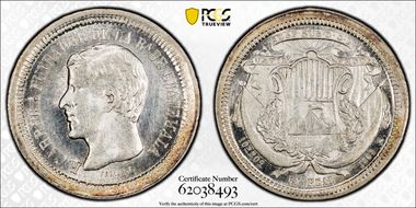 1869 R Real MS63