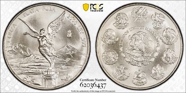 2000-Mo Onza Libertad Ag MS68