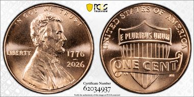 2026 1C 1776-2026 First Strike MS67RD