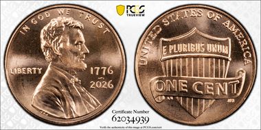 2026 1C 1776-2026 First Strike MS66RD
