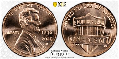 2026-D 1C 1776-2026 First Strike MS66RD