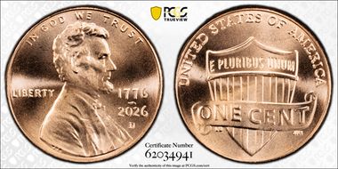 2026-D 1C 1776-2026 First Strike MS67RD