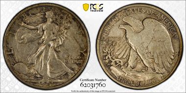 1921-D 50C VF35