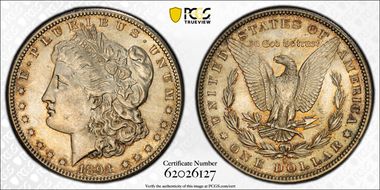 1894-S $1 AU58