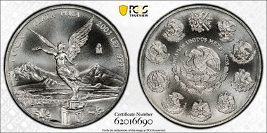 2003-Mo Onza Libertad Ag MS69