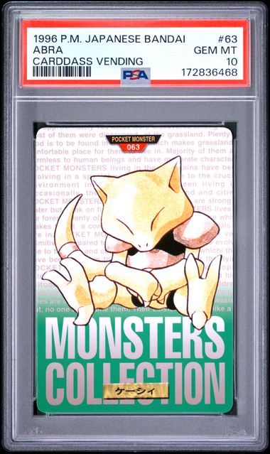 Abra card PSA 10, cert 172836468
