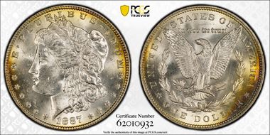 1887 $1 MS63