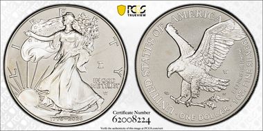 2026-W $1 Enhanced Silver Eagle w/ Liberty Bell 250 Privy SP67