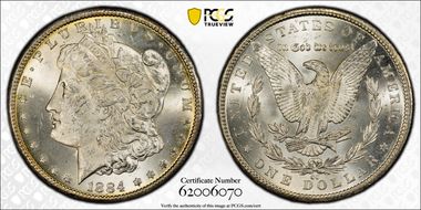 1884-CC $1 MS63