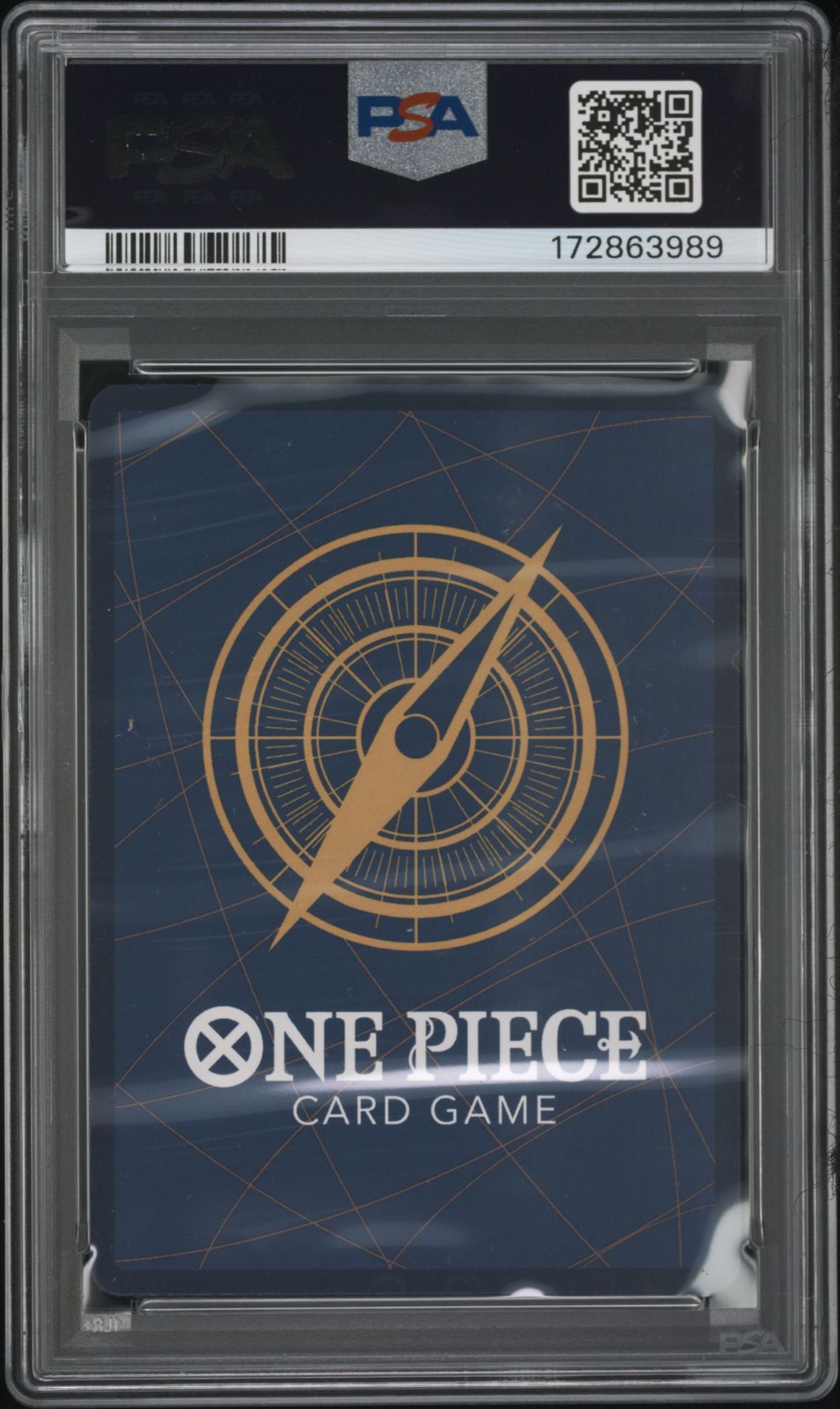 2024 One Piece Op06-Wings Of The Captain Nami #007 (Treasure Rare) Gem Mt 10 back view - PSA certificate #172863989