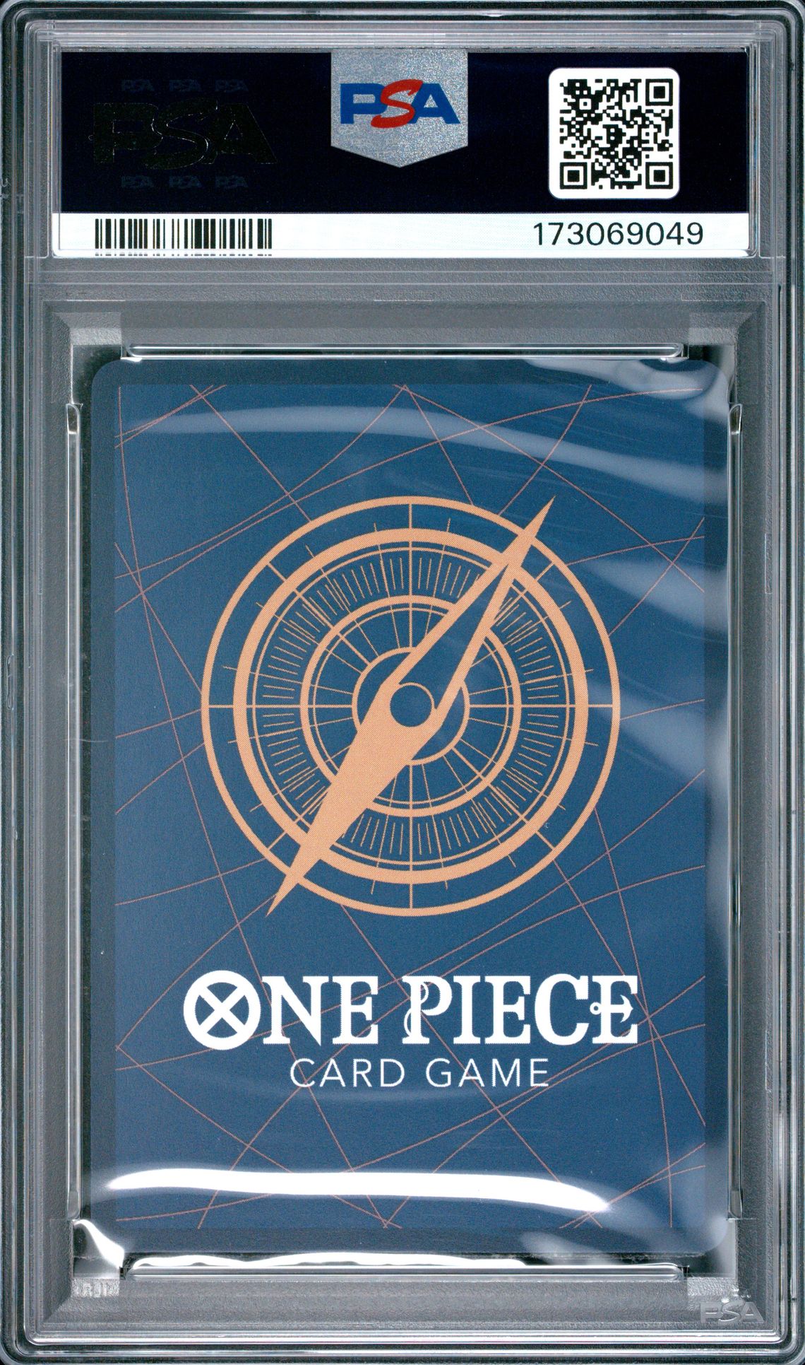 2026 One Piece Op15-Eb04-Adventure On Kami's Island Koby #044 (Manga Alternate Art) Gem Mt 10 back view - PSA certificate #173069049