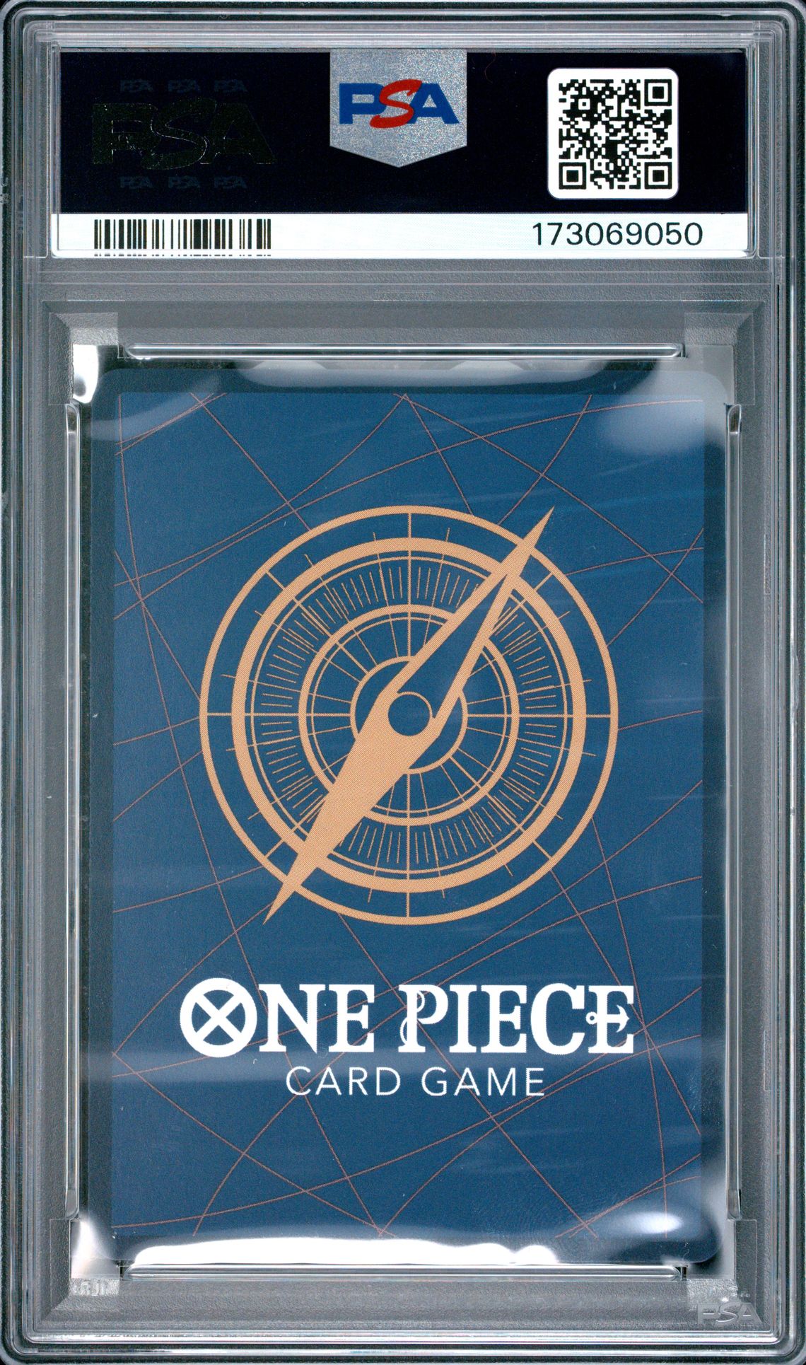 2025 One Piece Prb02-Premium Booster -One Piece Card The Best- Vol.2 Monkey D. Luffy #061 (Special Alternate Art) Gem Mt 10 back view - PSA certificate #173069050