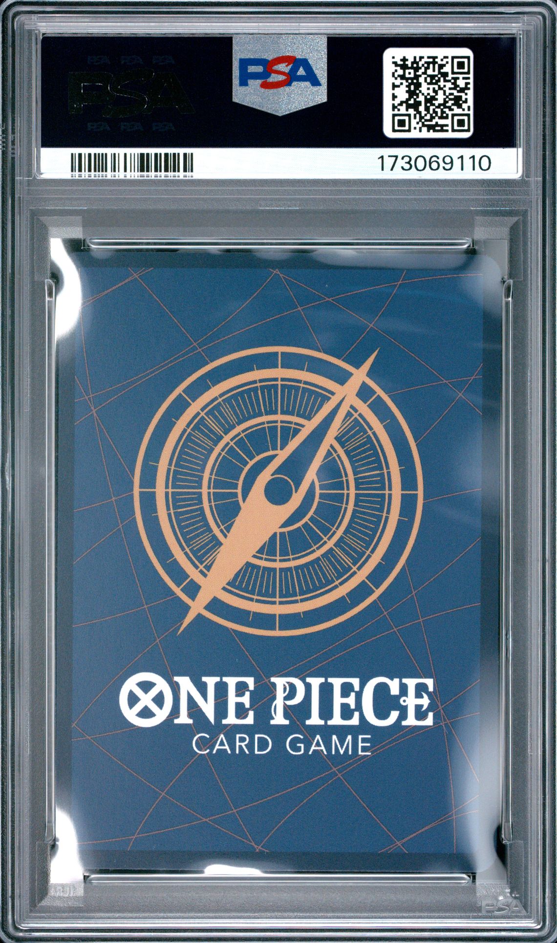 2026 One Piece Tournament Pack Vol.2 Monkey D. Luffy #106 (Tnmt Pack Vol.2-Winner) Gem Mt 10 back view - PSA certificate #173069110