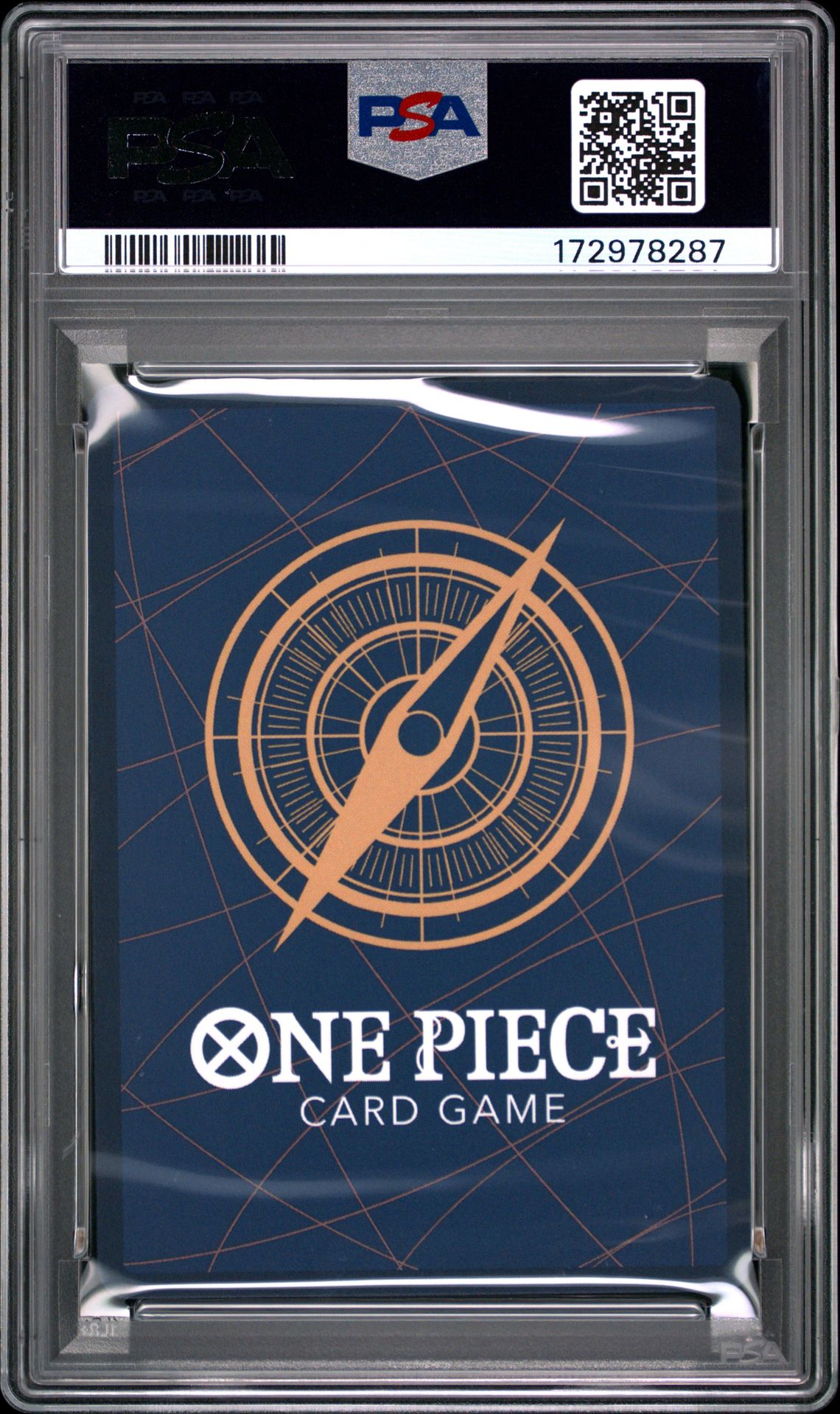2026 One Piece Op15-Eb04-Adventure On Kami's Island Nami #086 (Alternate Art) Gem Mt 10 back view - PSA certificate #172978287