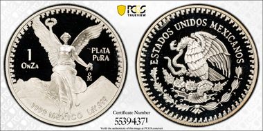 1992-Mo Onza Libertad Ag PR69DCAM