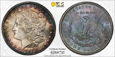 1896 $1 MS64