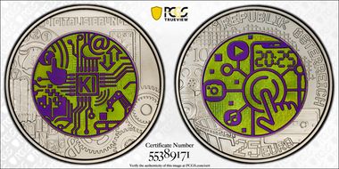 2025 € 25 Digitalisation Colorized MS70