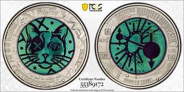 2026 € 25 Quantum Physics Colorized MS70