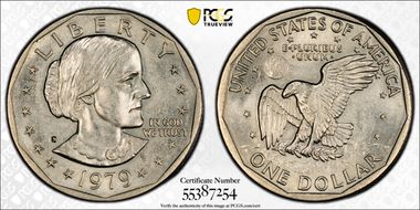 1979-S SBA$1 AU58