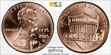 2026-D 1C 1776-2026 MS68RD