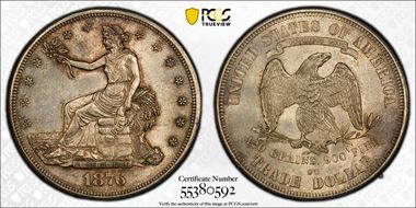 1876-CC T$1 MS60