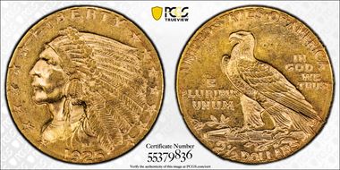 1925-D $2.50 MS62