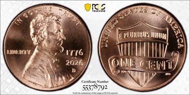 2026-D 1C 1776-2026 MS67RD