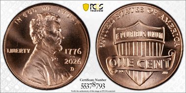 2026-D 1C 1776-2026 MS67RD