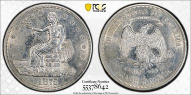 1875-S T$1 AU55