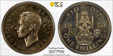1950 Shil S-4109 Scottish Rev PR65