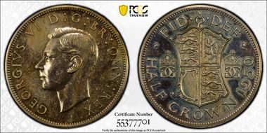 1950 1/2 Cr S-4106 PR64
