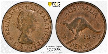 1963 Y. (p) 1D AU58BN