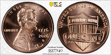 2026-D 1C 1776-2026 First Strike MS67RD