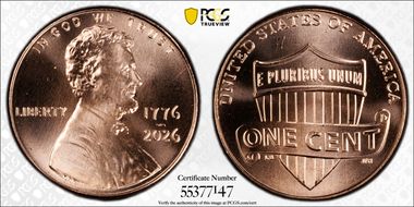 2026 1C 1776-2026 First Strike MS67RD