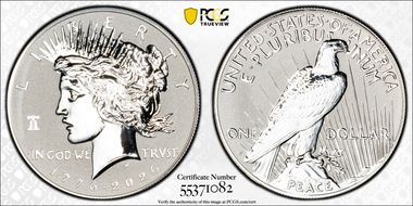 2026-P $1 Peace Dollar Rev PR w/ Liberty Bell 250 Privy First Strike PR69