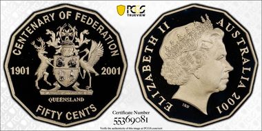 2001 50C Queensland PR70DCAM