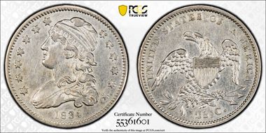 1834 25C XF45