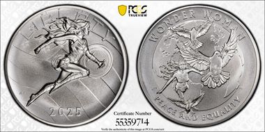 2025 Medal DC Comics - Wonder Woman 2 1/2oz Ag MS70